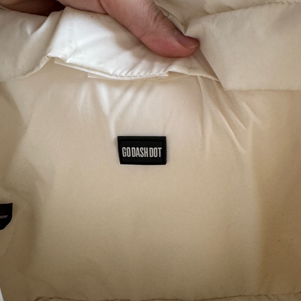 Go Dash Dot Iridescent White Tote Bag - Picture 8 of 11